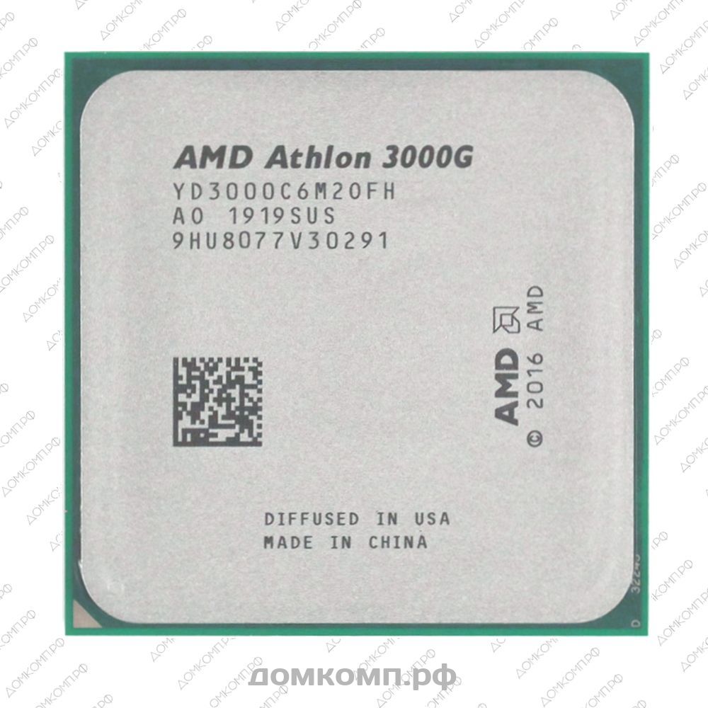 Игровой Процессор AMD Athlon 3000G OEM с надежным разгоном для всех. Низкая  цена в домкомп.рф